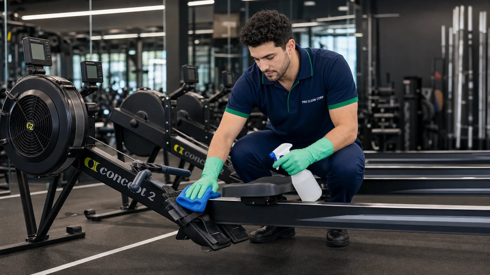Gym Cleaning Overview Horsley Park
