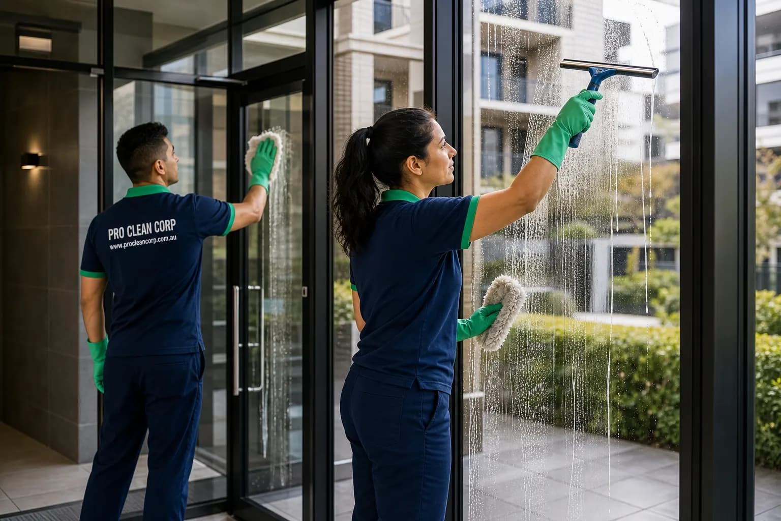 Our Cleaning Process in Action